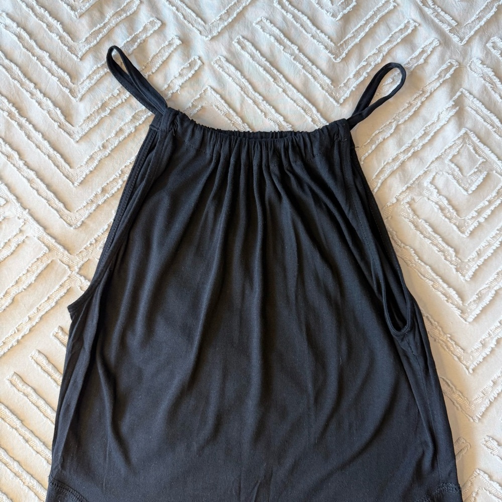 Gap Black High Neck Maxi Dress | S - Picture 3 of 4